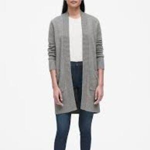 EUC Cyrus Gray Long Sleeve Open Front Cardigan Sz XS